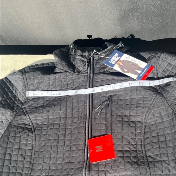 Lands' End Women's Quilted Puffer Jacket - Gray medium NWT - Picture 12 of 15